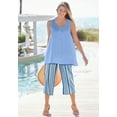 thumbnail image 4 of Woman Within Plus Size Linen Capri (Petite Available), 4 of 5