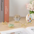 thumbnail image 2 of Hipiwe 5 Pcs Metal Crystal Ball Holder Ball Stand for Display (Gold, X-Small), 2 of 8