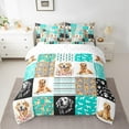 thumbnail image 2 of Erosebridal Cartoon Dog Bedding Twin Size, Blue Bedding Sets Twin Size, Pet Animal Bedroom Decor, 7 Pieces, 2 of 5