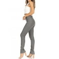 thumbnail image 2 of Moa Collection Women's Casual Comfy Slim Pocket Jeggings Jeans Pants with Button, 2 of 6