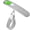 LLS-SLV-SLV, variant on Digital Luggage Scale, Portable Hanging Baggage Scale with Backlit LCD Display, 110 lb / 50 kg Capacity for Travel