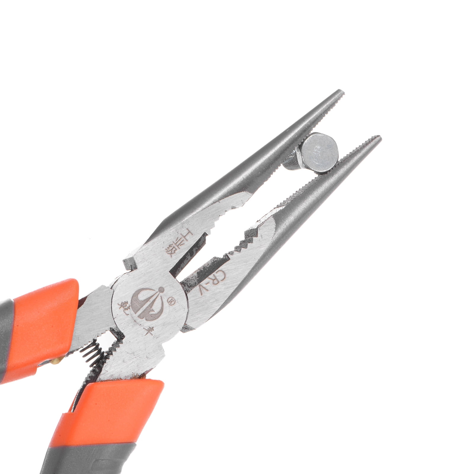 Long Nose Pliers Set 8"/6" Needle Nose Pliers with Wire Cutters Comfort Grip for Cutting Wire