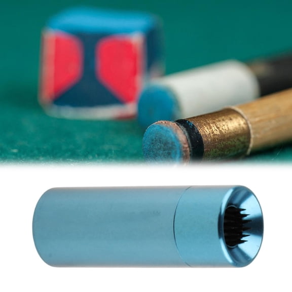 lacooooppia Billiard Pool Cue Tip Tool Billiards Accessory Pool Cue Tip Maintenance Tool Blue