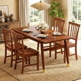 thumbnail image 4 of Costway 2 PCS Dining Chair Kitchen Spindle Back Side Chair with Solid Wooden Leg, 4 of 7