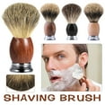 thumbnail image 3 of Shaving Brush Beard Care Compact Design for Travel Ideal Father's Day Gift, 3 of 7