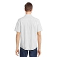thumbnail image 4 of George Men's & Big Men's Short Sleeve Poplin Button-Up Shirt, Sizes S-3XL, 4 of 5
