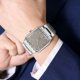thumbnail image 5 of Reloj de cuarzo para hombre con indicador de fecha – Reloj de pulsera de acero inoxidable para negocios, resistente al agua para uso diario, reloj analógico de moda para la oficina o uso casual., 5 of 6