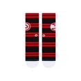 thumbnail image 2 of Unisex  Stance Atlanta Hawks Prep Stripe Crew Sock, 2 of 3