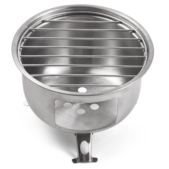 YAHHU Compact Stainless Steel 4‑in‑1 Camping Stove – Lightweight, Rust‑Resistant, Versatile Grill, Broiler, Stew & Roast for Backpacking & Picnics