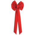 thumbnail image 1 of Holiday Trims 7364 Nœud en Velours Rouge 50 Po. - Lot de 12, 1 of 1