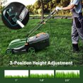 thumbnail image 3 of BLACK JAGUAR Electric Lawn Mower Versatile Corded Lawn Mower with Grass Collection Box 10 Amp Motor, 3 of 8