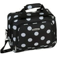 thumbnail image 2 of Rockland Polka Softside Upright Luggage Set, Black Dot, 4-Piece (14/19/24/28) ( Pack of 2 ), 2 of 3