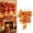 B, variant on WLAGOOD Artificial Maple Leaf Hanging Plant Ornament for Entry Door Wall Stair Indoor Covered Outdoor Fall Season Home Decor