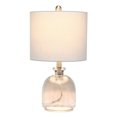 thumbnail image 2 of Lalia Home Smokey Gray Hammered Glass Jar Table Lamp with Gray Linen Shade, 2 of 6