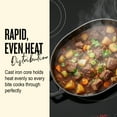 thumbnail image 2 of Alva 6-Qt Oval Enameled Cast Iron Dutch Oven, Non Toxic, 2 of 9