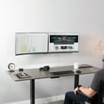 thumbnail image 2 of VIVO Steel Telescoping Flush Wall Mount for Dual 21" to 32" Monitors, 2 of 8