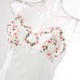 thumbnail image 4 of Gibobby Camisón sexy para mujer Día de San Valentín Pijama seda helada para mujer, camisón Sexy satén con espalda descubierta y tirantes, pijama con enc(Blanco,M), 4 of 5