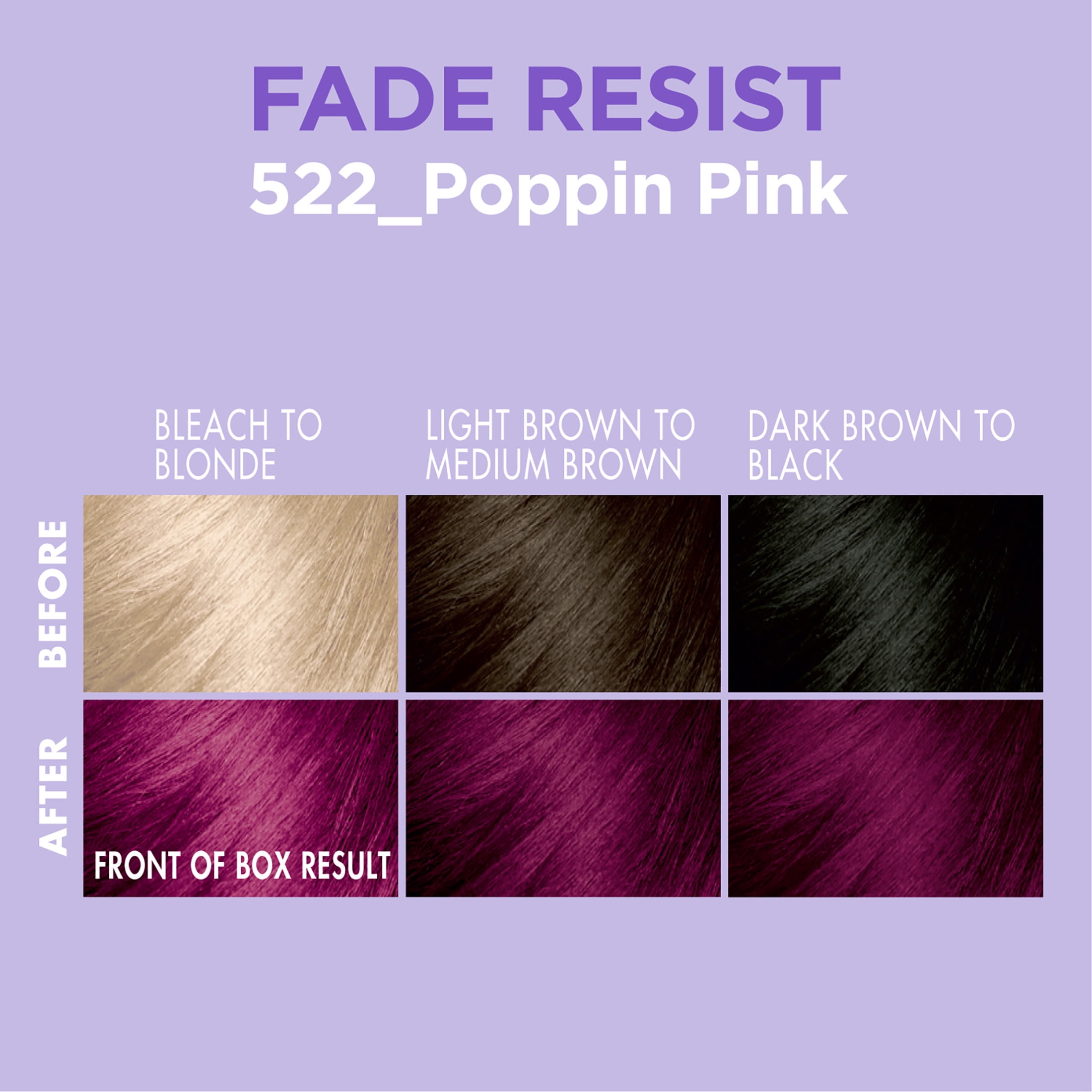 詩*季様 減るLOVE メイシー　ピンク　ブルー　ソフビ SoftSheen-Carson Fade Resist Hair Color 522 Poppin Pink with
