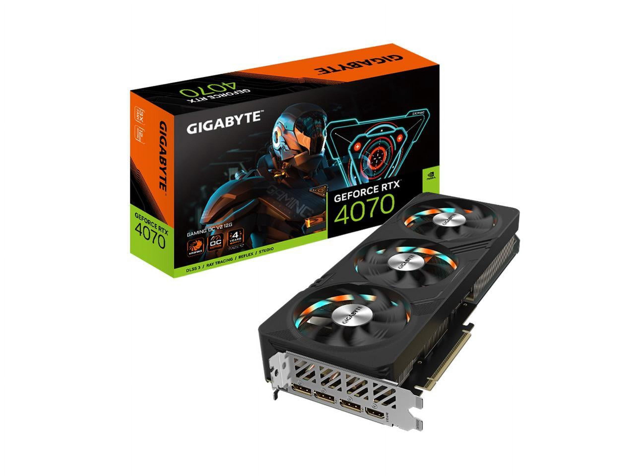 グラフィックボード・グラボ・ビデオカード GIGABYTE / GeForce RTX4070 Gaming OC 12G GIGABYTE GeForce RTX 4070 GAMING OC V2 12G GPU, 3x WINDFORCE Fans