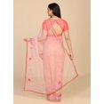 thumbnail image 4 of Floral Printed Sequinned Net Saree - 27255392, 4 of 5