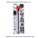 thumbnail image 1 of Elevador Pcie VER012 Max PCI-E Riser PCI Express 1x 16x Adaptador PC Cable de extensión (Rojo) Likrtyny Para estrenar, 1 of 3