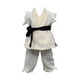 thumbnail image 4 of Figura de acción 1:12 Ropa para hombre Uniforme de judo Ropa para muñecas Top Pantalones Cinturón Vestir Blanco, 4 of 5