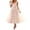 Light Pink, variant on Womens Floral Midi Dress V-Neck Sleeveless Wrap High Waisted a Line Wedding Guest Dress with Bow Tie Summer Elegant Comfort Fit Swing Flowy Party Dresses Purple XXL