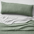 thumbnail image 3 of Waffle Body Pillow Cover Sage Green, 3 of 4