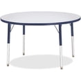 thumbnail image 2 of Elementary Height Color Edge Round Table, 2 of 2