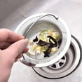 thumbnail image 4 of EcoNesxp Diameter 2 Pack Stainless Steel Kitchen Sink Strainer Rust-Proof Drain Protector Inch With Foldable Handle 5 Inch Pack Stainless Steel Kitchen Sink Strainer, 4 of 5