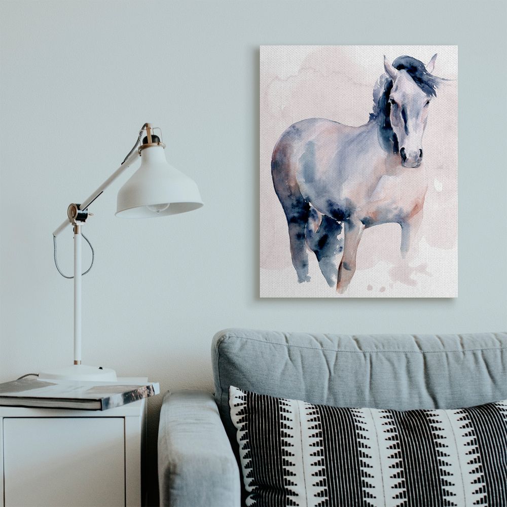 Stupell Industries Americana Horse Figure Southwestern Watercolor Designed by Jennifer Paxton Parker
