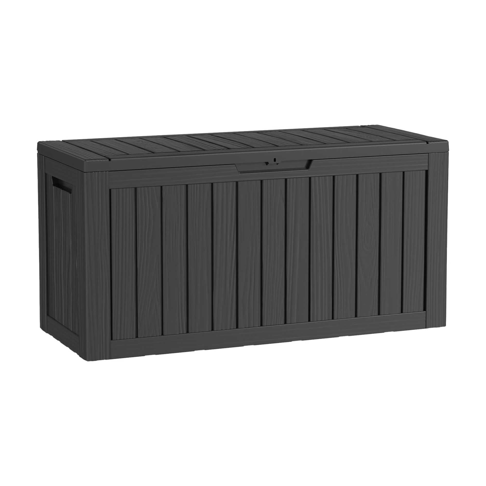 MAYEERTY 80 Gallon Outdoor Deck Box, Large Capacity Storage Box for Patio Furniture Cushions, Pillow Outdoor Indoor, Black