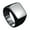 Silver, variant on Wedding Ring Solid Color Finger Decoration Stainless Steel Men Square Band Finger Ring for Party Stainless Steel Si