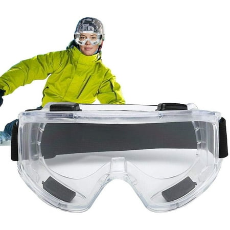 

Protective Safety Goggles Ski Goggles Clear UV Anti-Fog Protective Goggles Chemical Splash and Impact Resistant Goggles