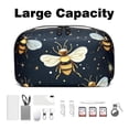 thumbnail image 3 of Honeybee Digital Bag Organizer Travel Case with Oxford Fabric Waterproof Material - 5.9x9.44x3.14 in - Storage Pouch Small Box Organizer Storage Container Small Storage Bag Pouch Case, 3 of 6
