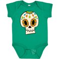 thumbnail image 3 of Inktastic Smiling Sugar Skull for Day of the Dead Boys or Girls Baby Bodysuit, 3 of 5
