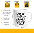 thumbnail image 5 of Funny Gifts for Coworkers - I am not Bossy I Have Leadership Skills Ceramic Coffee Mug 11oz, Leadership Gifts, Funny Boss Manager Gifts, Boss Lady Gifts for Women, Funny Boss Day Gifts, 5 of 5