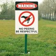 thumbnail image 2 of 2pcs Iron Pet Dog No Toilet Warning Sign Vintage No Peeing Warning Sign, 2 of 7