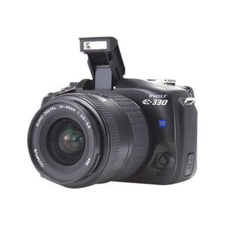 Olympus EVOLT E-330 - Digital camera - SLR - 7.5 MP - Four Thirds - 3.2x optical zoom Zuiko Digital 14-45mm lens