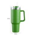 thumbnail image 3 of Copa De Aislamiento Taza de paja de café de acero inoxidable portátil de gran capacidad de 40 oz para viajes al aire libre Likrtyny Libre de BPA, 3 of 7