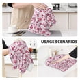 thumbnail image 3 of Disketp Flower Butterfly Waffle Weave Kitchen Dish Cloth,Super Absorbent Kitchen Dish Towels 16*26 Inches for Dish Rags Washing Dishes, Drying Dishes, 3 of 7