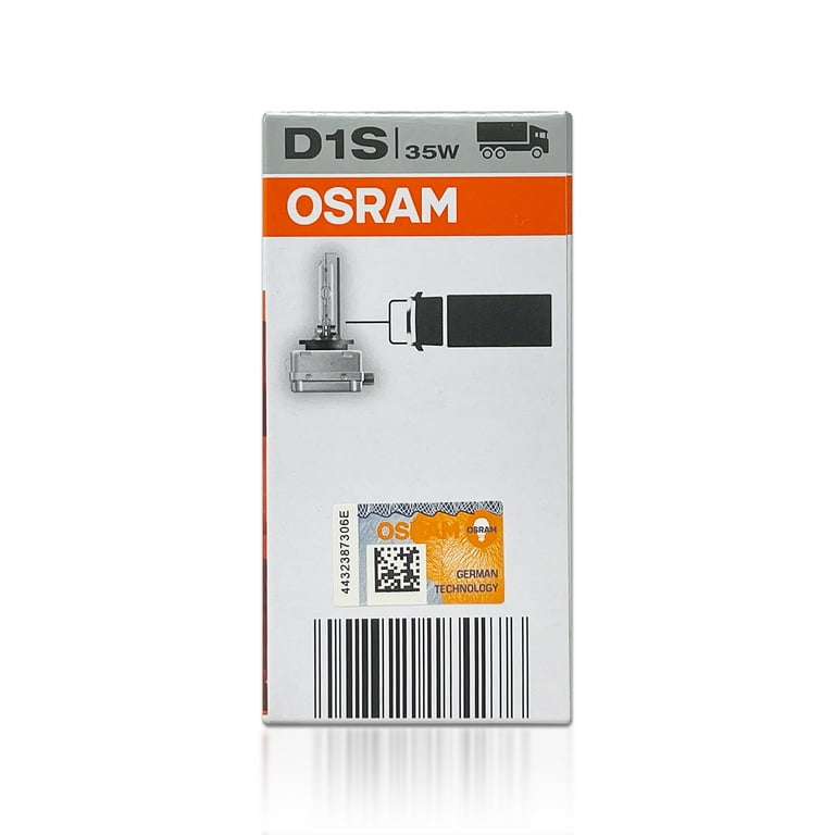 D1S - OSRAM XENARC OEM 4300K HID/XENON Headlight bulbs (66140) 35W DOT -  Made in Germany | 2-Pack bundle