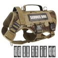 thumbnail image 1 of Chaleco para perros WINSEE Service Dog para perros grandes, color negro, 1 of 7