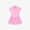 thumbnail image 2 of MUXiin Pink Little Girls Uniform Polo Dress Short Sleeve Cotton Casual School Playwear Clotges for 3-4 Years, 2 of 4