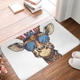 thumbnail image 2 of Non Slip Door Mat, American Giraffe Style Fast Drying Bath Tub Mats, Absorbent Bathroom Rugs Entrance Welcome Mat, Bath MatS for Tub, Floor, Home, Kitchen, Hotel,16x24in, 2 of 6