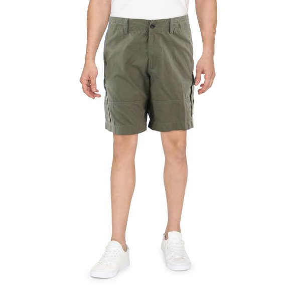 Tommy Hilfiger Mens Big & Tall Cotton Flat Front Cargo Shorts
