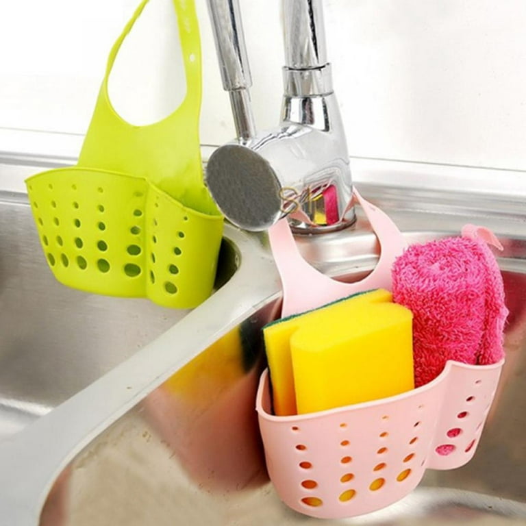 Plastic Hanging Basket with Hook Kitchen Cleaning Brush Sponge Storage  Drain Basket Bathroom Organizer Cosmetic Sundries Holder - AliExpress