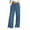 Blue, variant on Jeans for Women High Waisted Wide Leg Jeans with Pockets Elastic Waist Strechy Drawstring Pull On Denim Pants