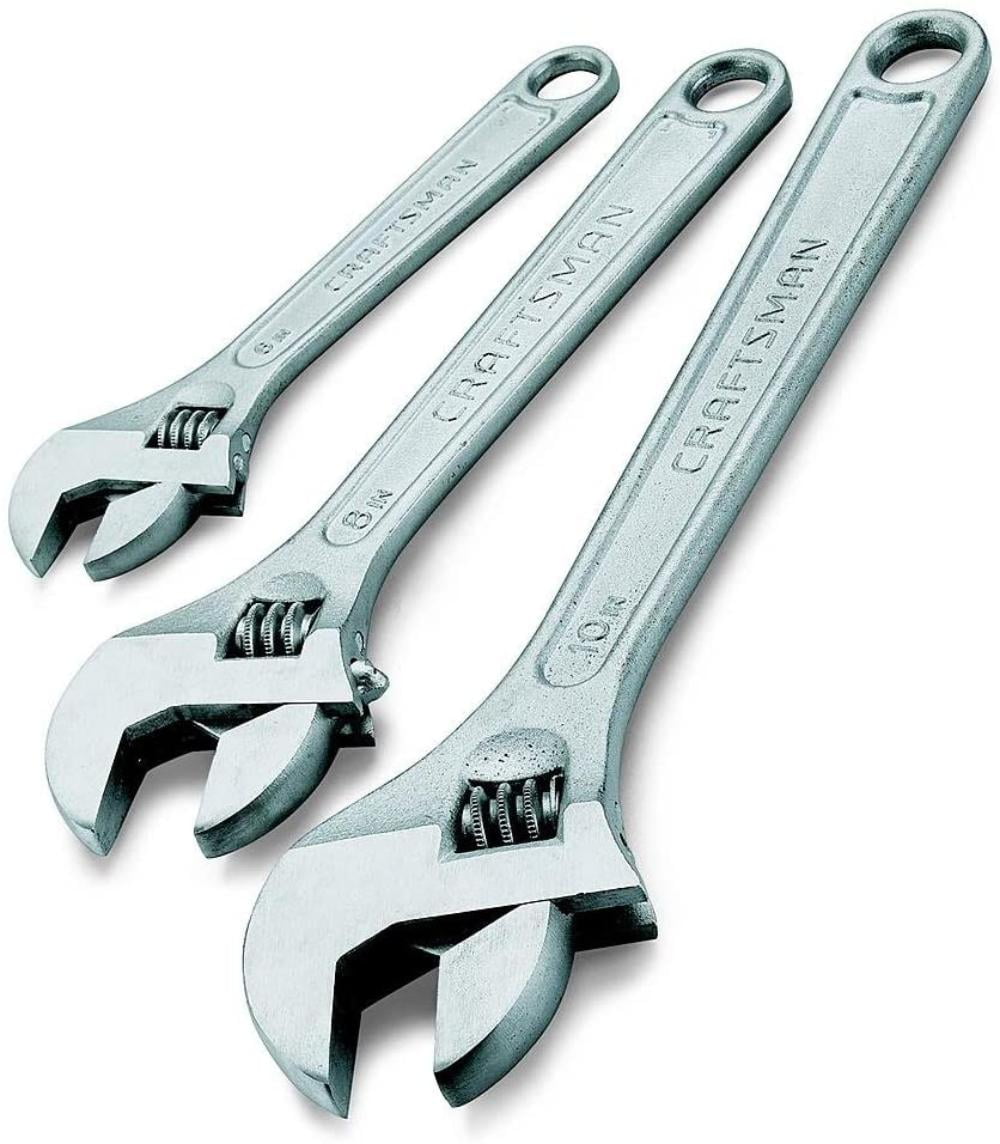 CRAFTSMAN 10 IN ADJUSTABLE WRENCH 