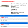 thumbnail image 2 of Front Cabin Air Filter - Compatible with 2017 - 2022 Audi Q7 MILD HYBRID EV-GAS MHEV 2018 2019 2020 2021, 2 of 2